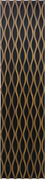 Optional Design Wave Woodupp Akupanel With Wooden Veneer For Residental
